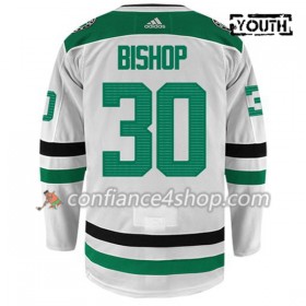 Adidas Maillot de Hockey Dallas Stars BEN BISHOP 30 Blanc Authentic - Enfant
